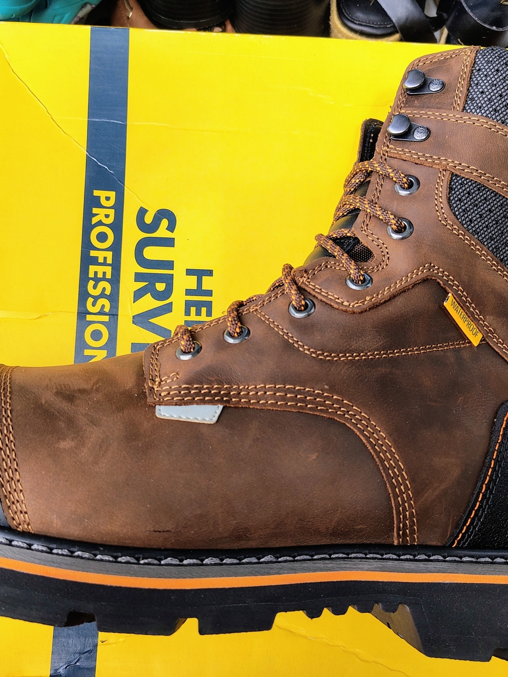 Herman Survivors Professional Men's Dozier Waterproof 8" Steel Toe Work Boots